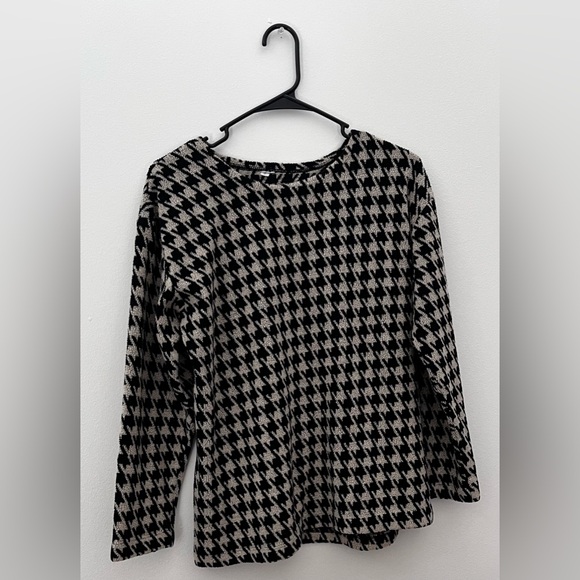 Kerrits Houndstooth Long Sleeve Top - Picture 1 of 5